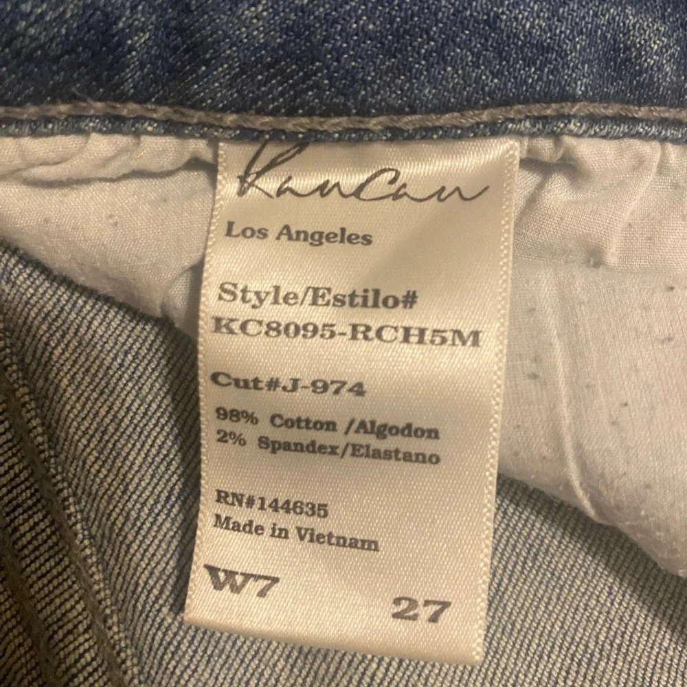 Mid- high raise destress pants - Picture 3 of 7